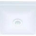 LED lámpa négyzet 12W IP20 alkony+mozgásérzékelős Outlet