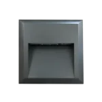 GRF52 LED KÜLTÉRI HOMLOKZATI LÁMPA 1.5W 4000K IP65 SÖTÉT SZÜRKE Szezonális akció