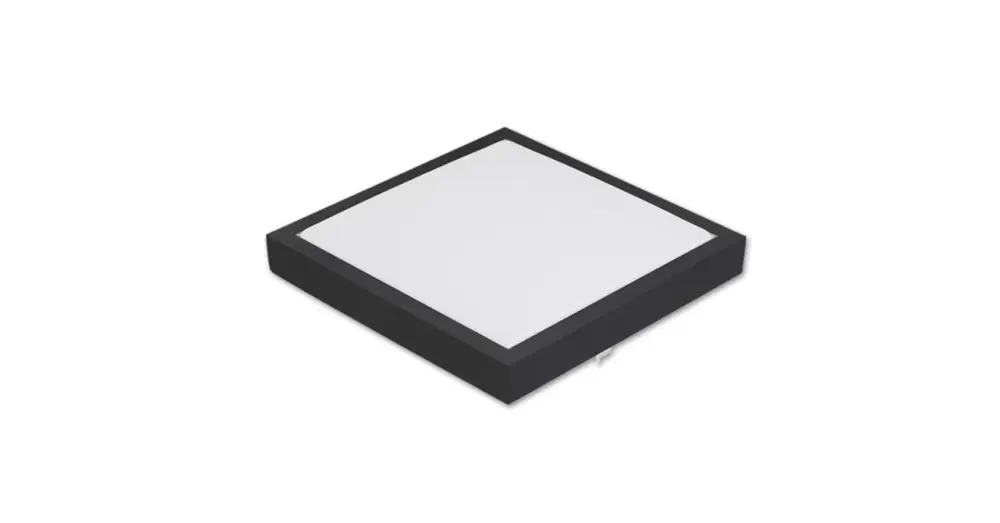 Újdonság Bingo 18W 3CCT négyzet alakú felületre szerelhető LED panel, fekete