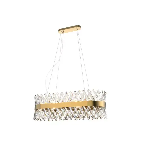 WILLIAM CHANDELIER 12xE14 GOLD Prémium