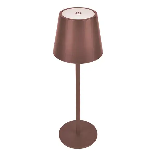Prémium ZARA DIMMABLE TABLE LAMP 3W WITH BATT. IP44,COPPER