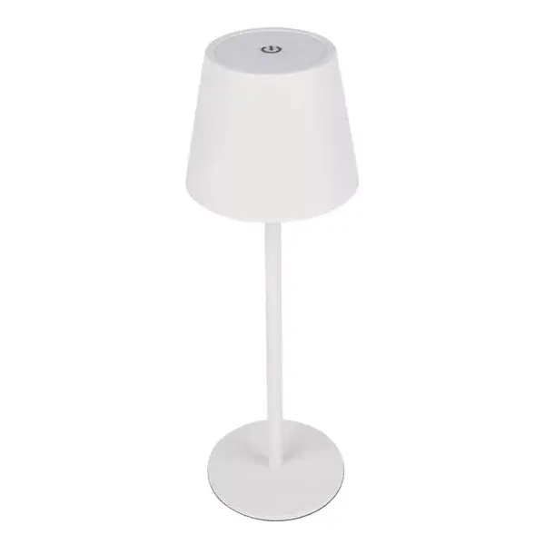 ZARA DIMMABLE TABLE LAMP 3W WITH BATTERY IP44, WH Azonnal elérhető