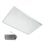 LED PANEL 36W 4000-4300K 595X295mm FEHÉR KERET IP44+INVERTERREL Biztonságos fizetés