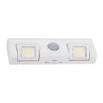 Szekrény alatti LED lámpa 2x COB PIR 4000K Olcsó