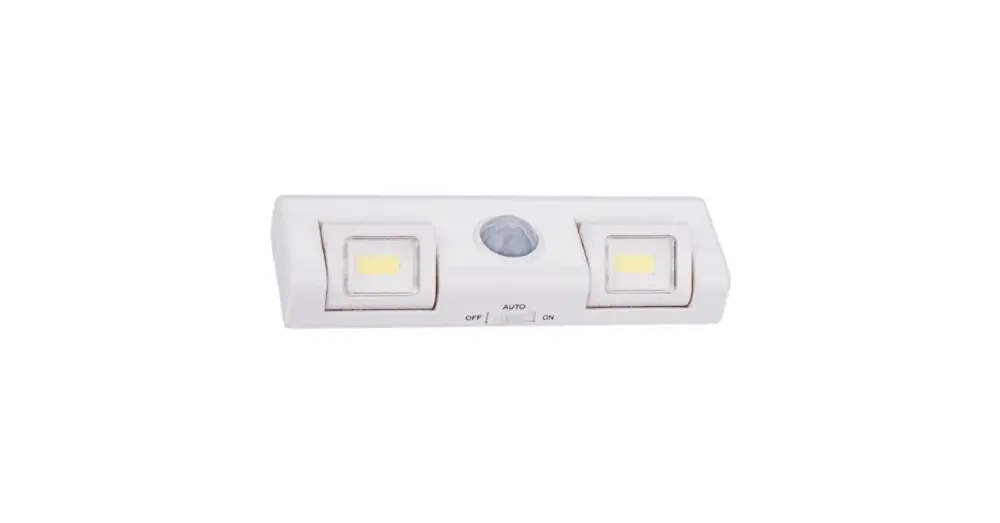 Szekrény alatti LED lámpa 2x COB PIR 4000K Olcsó
