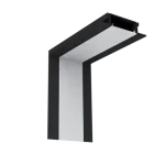 BELSŐ SAROKELEM S48 LED PROFILHOZ FEKETE SÜLLYESZTETT Olcsóbb