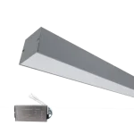 Szezonális akció LED PROFIL FELÜLETRE SZERELHETŐ S77 24W 4000K 600MM SZÜRKE+SÜRGŐSSÉGI KÉSZLETTEL