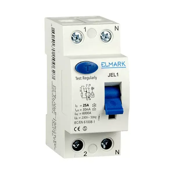 Alacsony ár PRÚDOVÝ CHRÁNIČ RCD JEL1 2P 25A/30mA