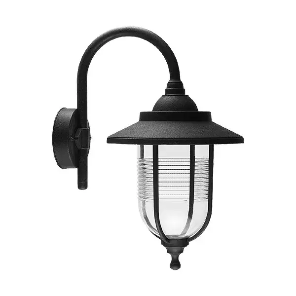 Outlet JEREMY LANTERN DOWN 1XE27 BLACK IP44