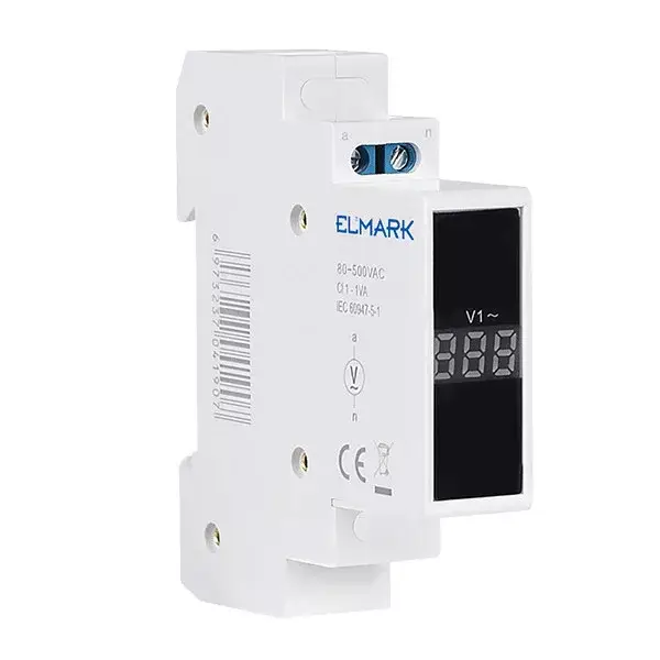 MODULAR VOLTAGE METER 1P 80-500VAC RED Alacsony ár