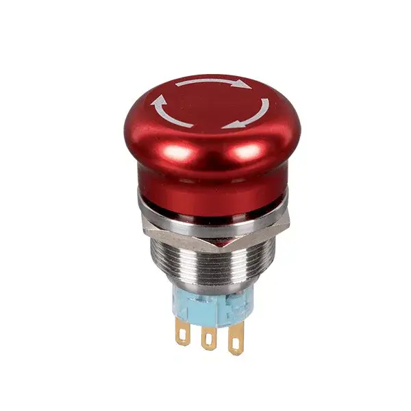 Biztonságos fizetés HLAVICA OVL. KOV HRÍB EL-2211T 1NO+1NC IP65 ČERV