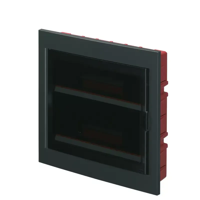 EC630 FLUSH MOUNT. ENCLOSURE 36 MOD. (2X18) BLACK Különleges ajánlat