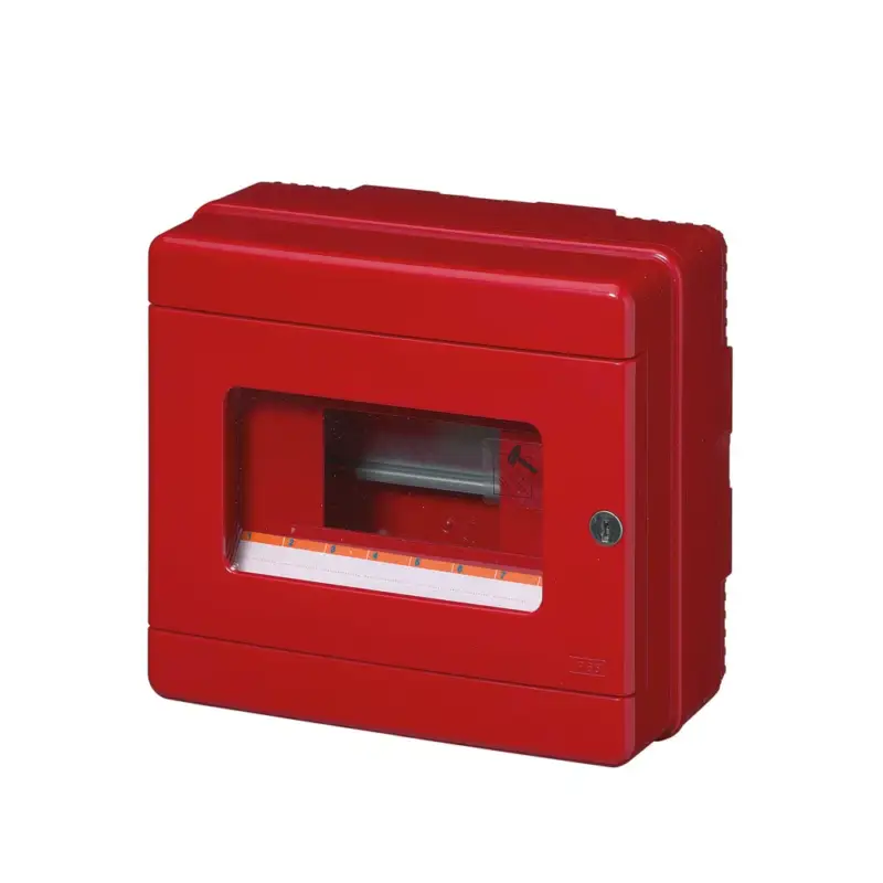 Legjobb ár EC640 SURFACE ENCLOSURE 8 MOD.(1X8) +LOCK IP65 RED