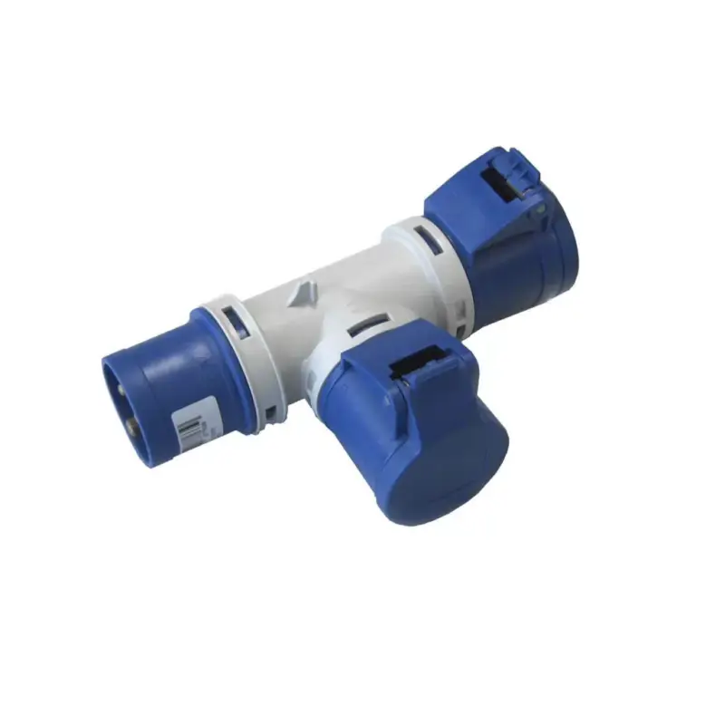 EC690 ADAPTOR 1 PLUG/2SOCKETS 2P+E 16A IP44 Szuper akció