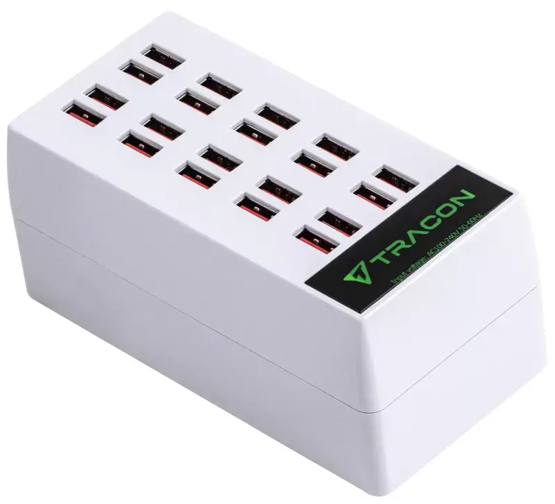 Bestseller USB nabíjacia stanica biela