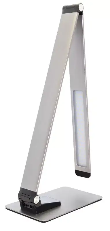 Prémium Kovová stolová LED lampa s USB portom