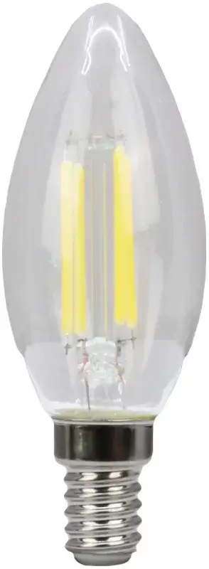 COG LED žiarovka "sviečka", priehľadná Vásárlói kedvenc