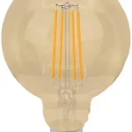 Akciós ár COG LED žiarovka "guľa", zlatá