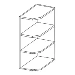 Vedd meg most NIKI 6. 30 G ZAK 72 30x71,5x30cm fényes szürke/szürke konyha