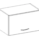 Utolsó esély NIKI 6. 50 GU-36 1F 50x36x31cm fényes szürke/szürke konyha