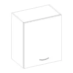 Alacsony ár Niki 6. 60 G-72 1F 80x71,5x31cm fényes szürke/szürke konyha