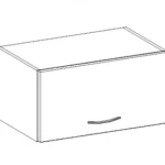 NIKI 6. 60 GU-36 1F 60x36x31cm fényes szürke/szürke konyha Alacsony ár