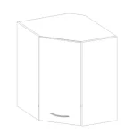 Legnépszerűbb NIKI 6. 60X60 GN-72 1F (45°) 58,5/58,5x71,5x31cm fényes szürke/szürke konyha