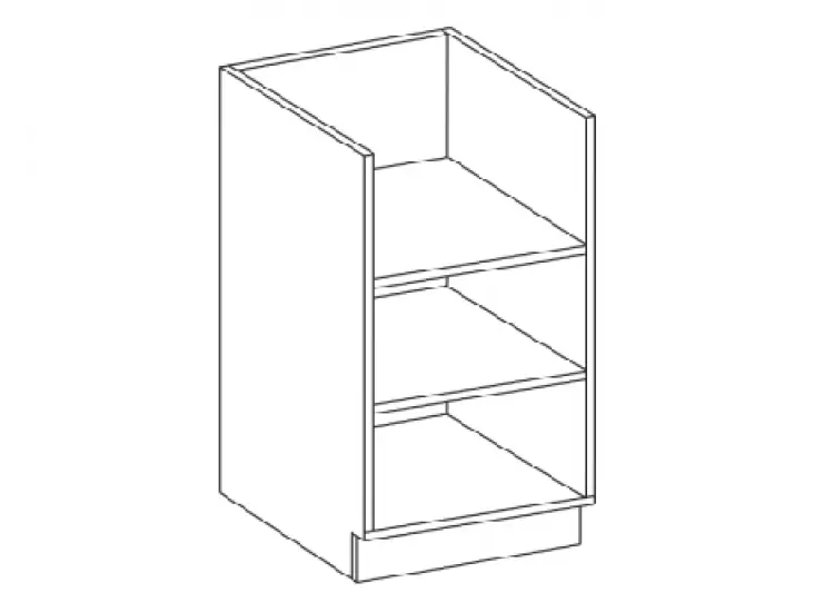 Biztonságos fizetés NIKI 7. 15 D OTW BB 15x82x52cm fényes krém/szürke (munkalap nélkül) konyha