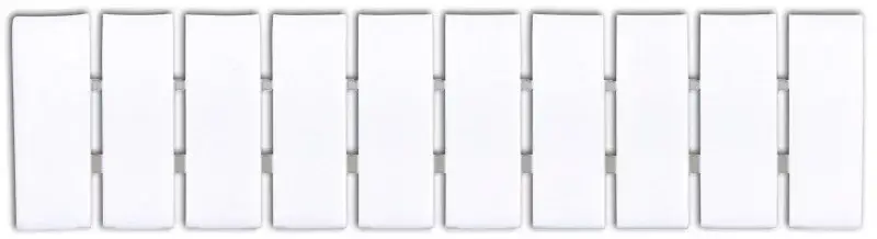 Bestseller Popisný štítok k radovým svorkám TSKA, TSKB, 10 mod., W=4 mm
