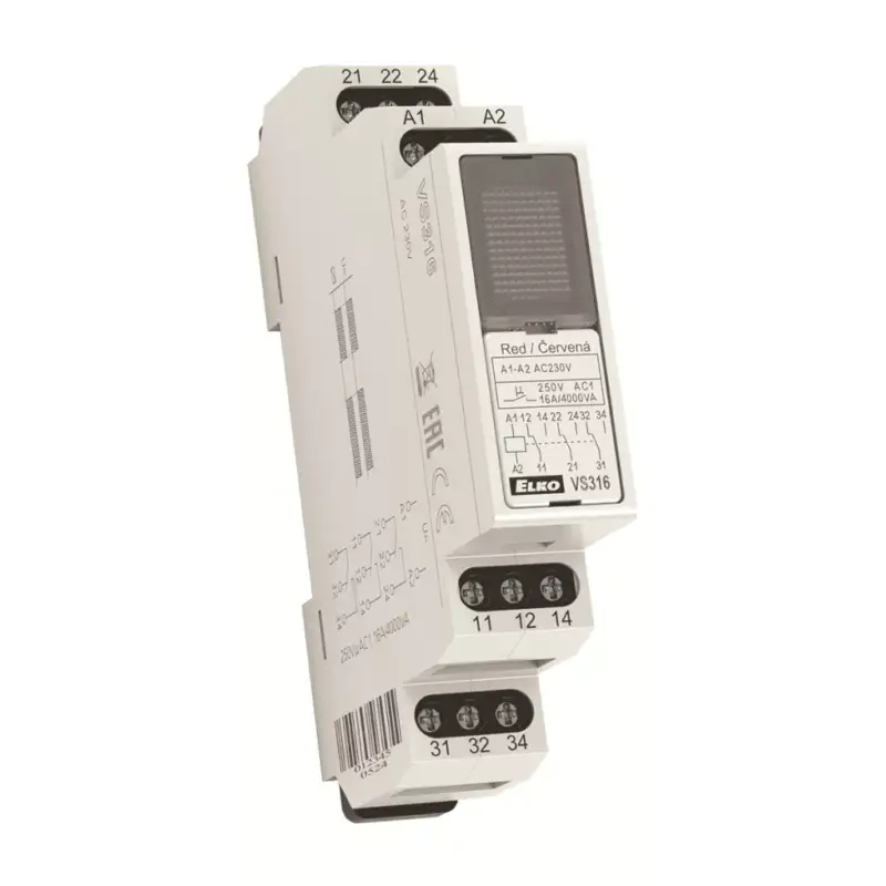 VS316 AC230V - kék - Segédrelé Bestseller