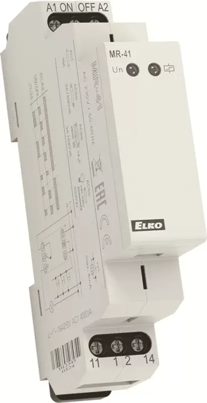MR-41/230 V - Impulzusrelé Legkelendőbb