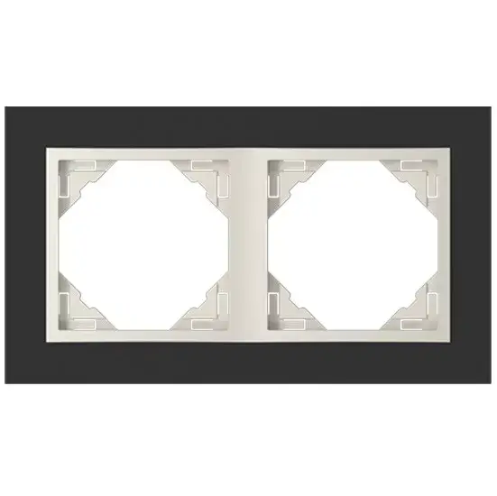 Gyors kiszállítás 90920_TEC Crystal Kettes keret, fekete kristály/gyöngyház