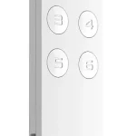 RF KEY-60/W hordozható vezérlő-fehér Biztonságos fizetés