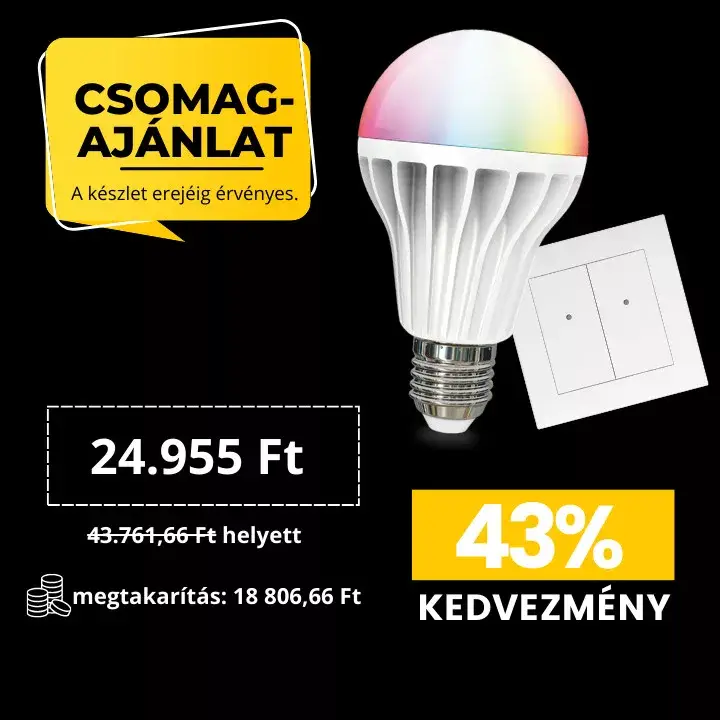 RF Fényforrás szett (RF-RGB-550-LED + RFWB-40/G) Azonnali szállítás