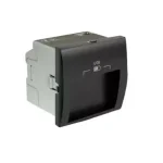 45384_SPM dupla USB töltő (2x USB-A), 20°-os kimenet,matt fekete Outlet