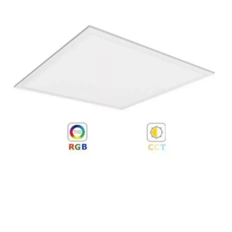 Biztonságos fizetés RGB-CCT LED panel , 600 x 600 mm , 40 Watt , 24V DC , SOLO