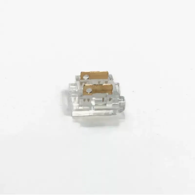 Gyors szállítás Gyorscsatlakozó , 8 mm-es DOTLESS COB LED szalaghoz , 2 pólusos , szalag-vezeték toldáshoz , IP20/IP65 , MULTI SNAP
