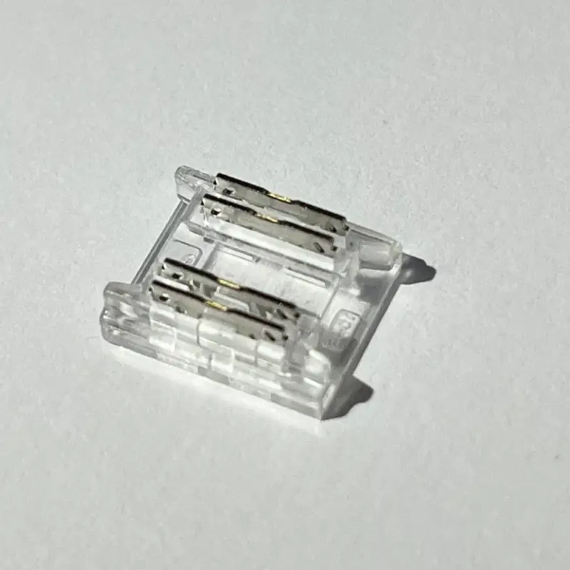 Gyors kiszállítás Gyorscsatlakozó , 10 mm-es RGB DOTLESS COB LED szalaghoz , 4 pólusos , szalag-szalag toldáshoz , IP20/IP65 , MULTI SNAP