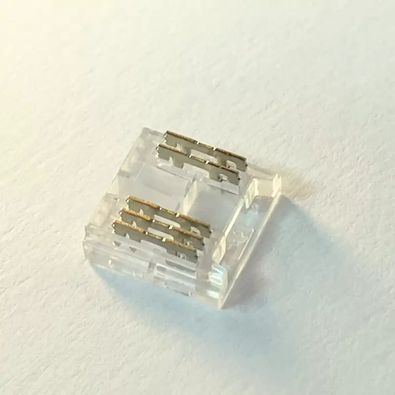 Vásárlói kedvenc Gyorscsatlakozó , 12 mm-es RGBW DOTLESS COB LED szalaghoz , 5 pólusos , szalag-vezeték toldáshoz , IP20/IP65 , MULTI SNAP