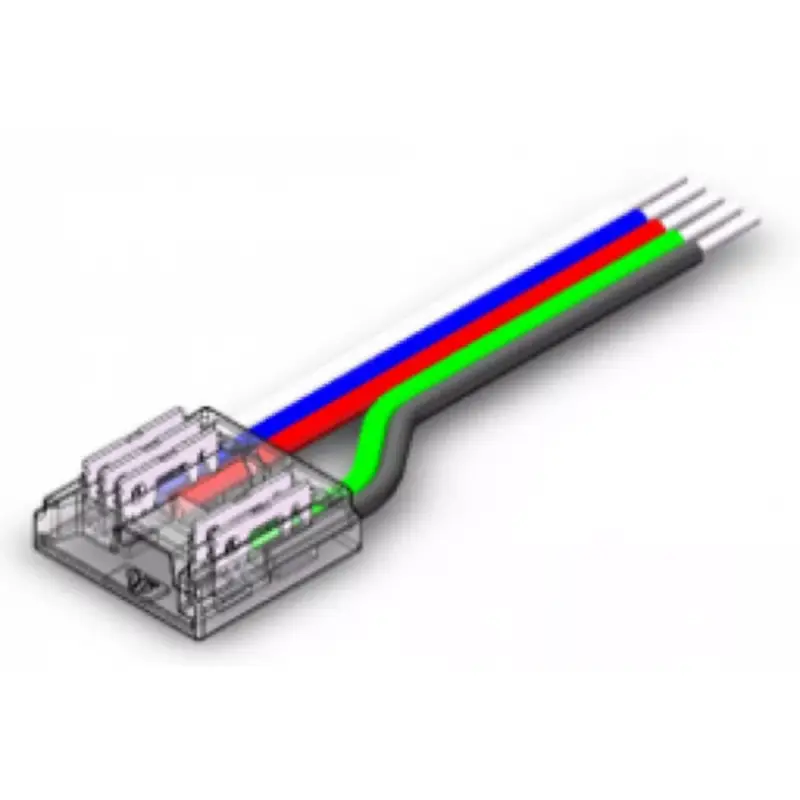 Betáp kábel , 12 mm-es , 5 pólusus , RGBW DOTLESS COB LED szalaghoz , IP20/IP65 , MULTI SNAP Bestseller