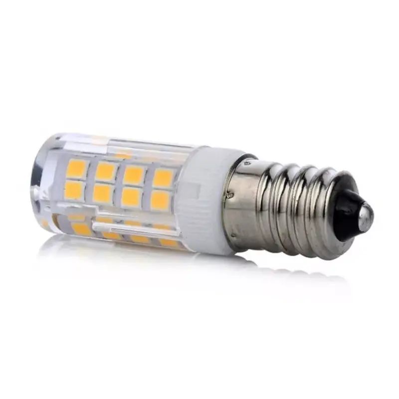 LED lámpa , égő , kukorica , E14 foglalat , 5 Watt , 360° , hideg fehér Alacsony ár