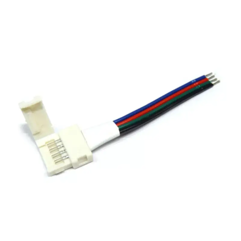Forrasztásmentes betáp 10 mm-es RGB LED szalaghoz Rendeld meg most