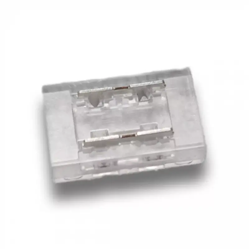 Gyorscsatlakozó , 8 mm-es DOTLESS COB LED szalaghoz , 2 pólusos , szalag-szalag toldáshoz Exkluzív ajánlat
