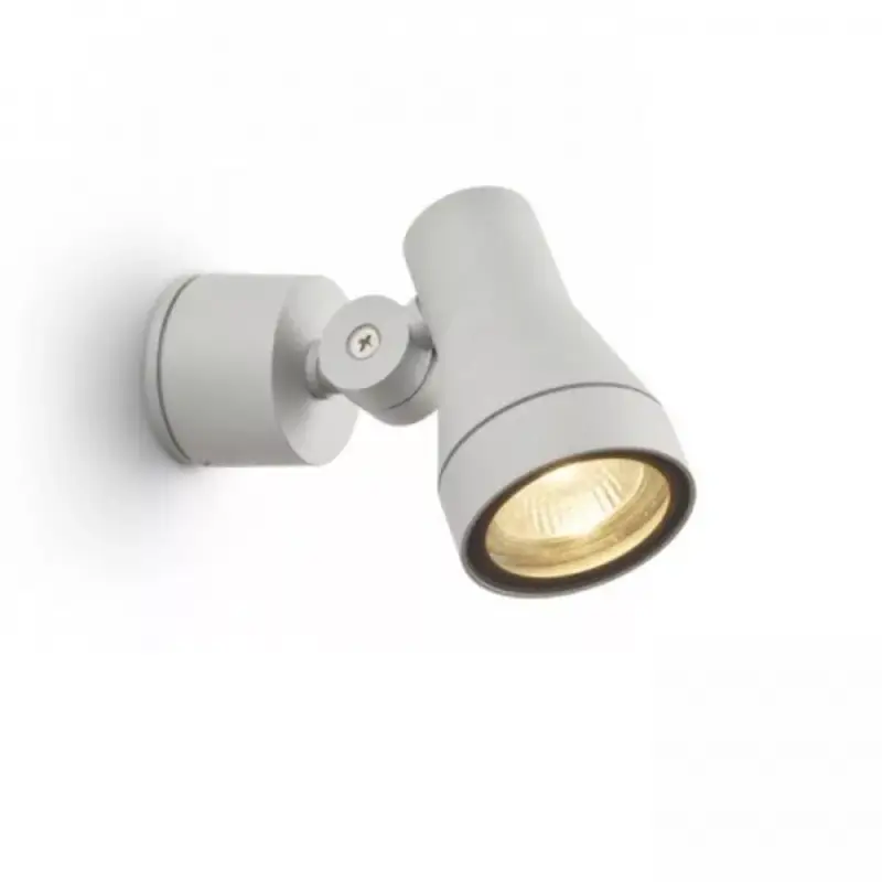 LED lámpatest , spot ,GU10 , oldalfali , ezüstszürke , kültéri , IP54 , RENDL , DIREZZA Biztonságos fizetés