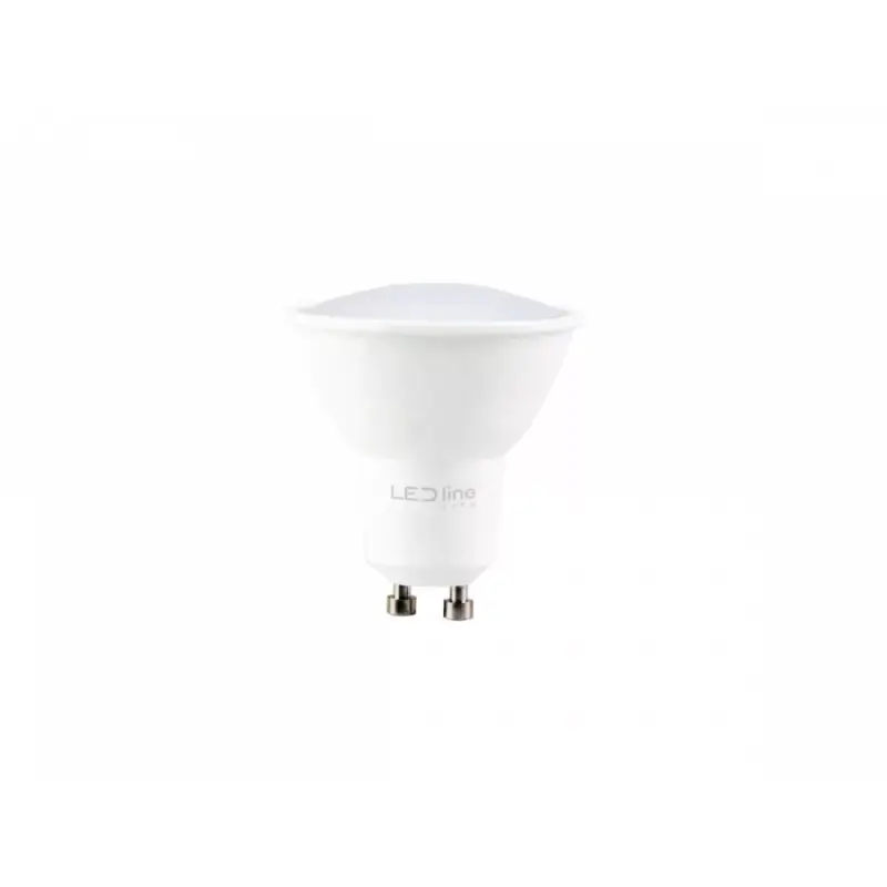 Azonnali szállítás GU10 LED izzó, 7W, hideg fehér, 6500K, 600lm, CRI≥80, LED line, LL-244766