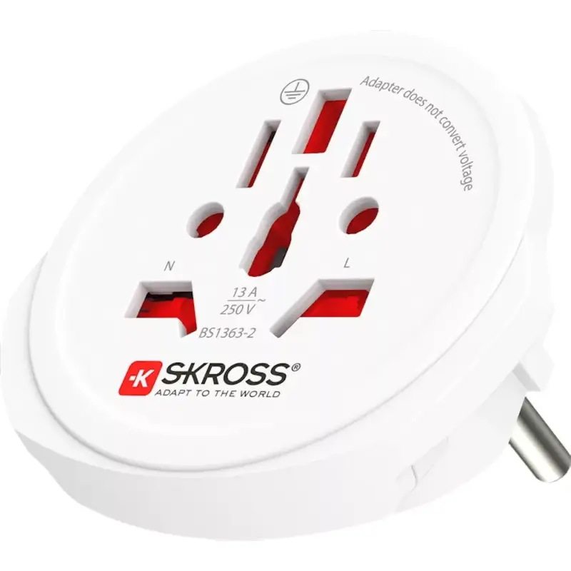 SKROSS 1.500211-2 World to Europe - csatlakozó átalakító európába utazóknak (dobozos) Szuper ajánlat