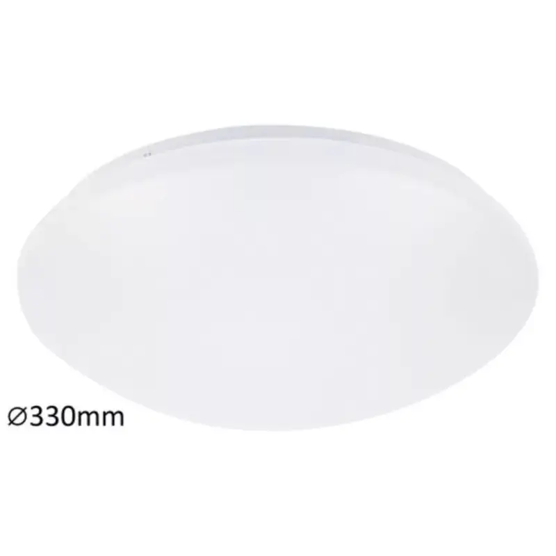 Lámpatest , mennyezeti , 18W , IP20 , kerek , 33cm , fehér ,természetes fehér , 5 év garancia , Rábalux , LUCAS Expressz kézbesítés