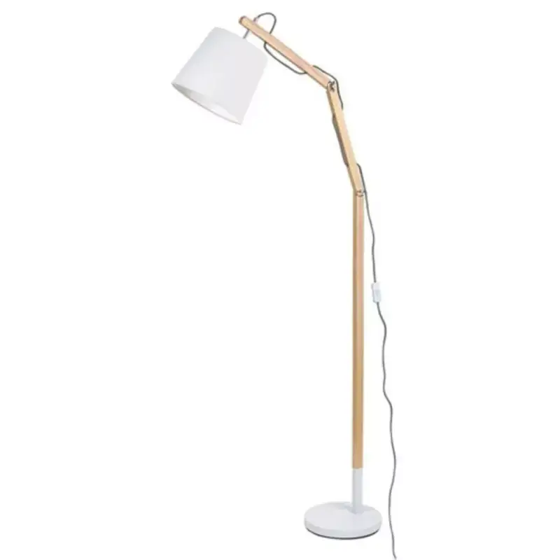 LED lámpatest , állólámpa , E27 foglalat , fa , állítható , Rábalux , THOMAS Prémium