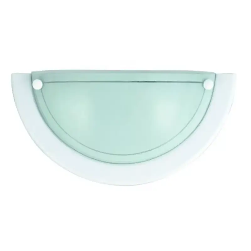 LED lámpa , fali , E27 , üveg , fehér , 31 cm , 5 év garancia , félkör ,Rábalux , UFO Legkelendőbb