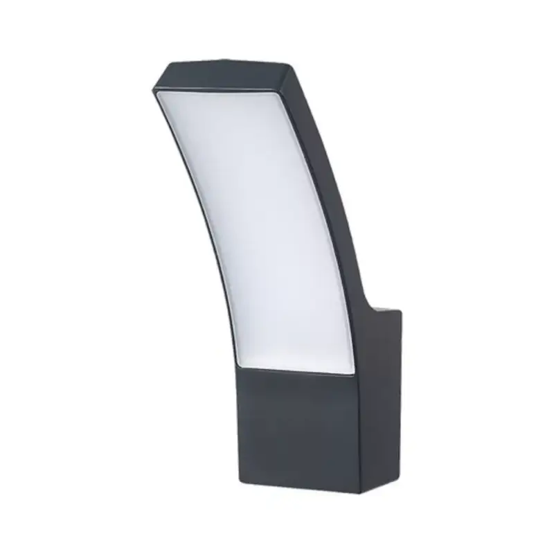Árcsökkenés LED lámpa , oldalfali , 12W , meleg fehér , kültéri , antracitszürke , IP44 , 5 év garancia , Rábalux , PALANGA